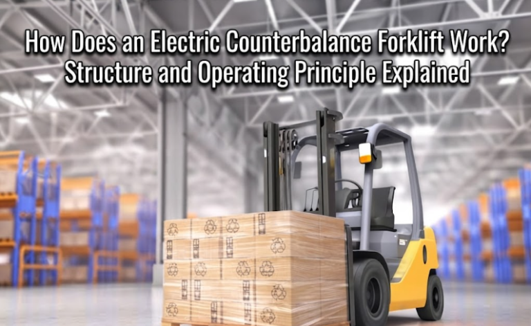 How Does an Electric Counterbalance Forklift Work? Structure and Operating Principle Explained