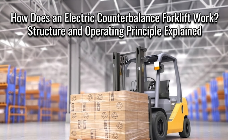 How Does an Electric Counterbalance Forklift Work? Structure and Operating Principle Explained