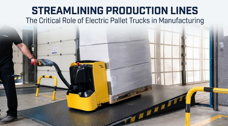 Streamlining Production Lines: The Critical Role of Electric Pallet Trucks in Manufacturing