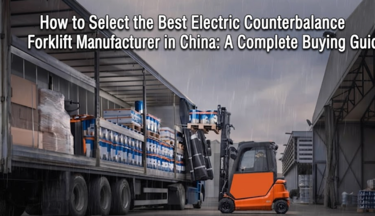How to Select the Best Electric Counterbalance Forklift Manufacturer in China