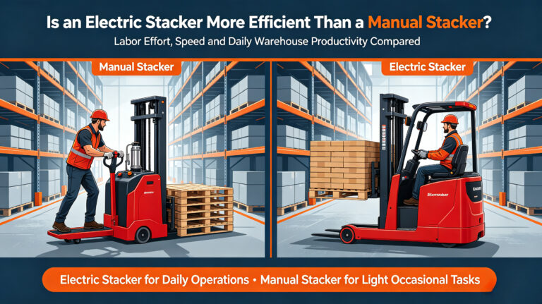Is an Electric Stacker More Efficient Than a Manual Stacker