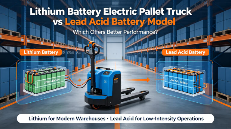 Lithium Battery Electric Pallet Truckvs Lead Acid Battery Model