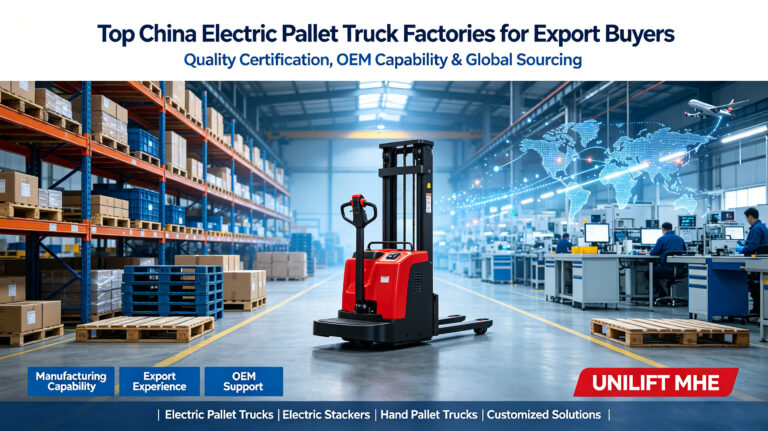 Top China Electric Pallet Truck Factories for Export Buyers